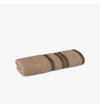 Prosop de baie CRYSTAL BEJ 30/50 cm  bumbac 100%