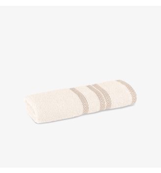 Prosop de baie CRYSTAL ECRU 30/50 cm  bumbac 100%