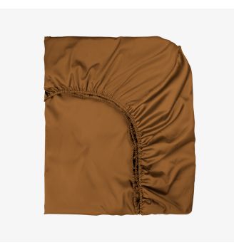 Cearsaf de pat cu elastic SATEEN ANTIQUE 180/200/25 cm 100% bumbac satinat