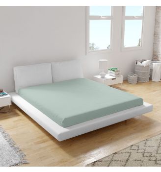 Cearșaf de pat NEFRIT VERDE 150/260 cm, 100% bumbac ranforce