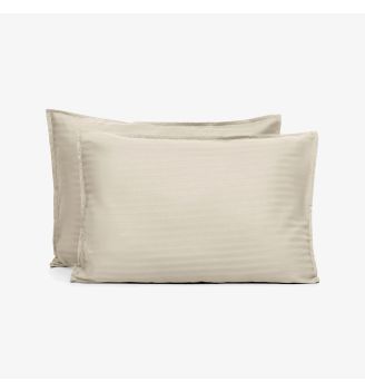 Set fete de perna SEVILLA LUX GRI NISIPIU BEJ 50/70 cm 100% bumbac satinat  
