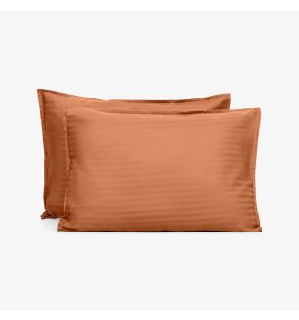  Set fete de perna SEVILLA LUX PORTOCALIU 50/70 cm 100% bumbac satinat  