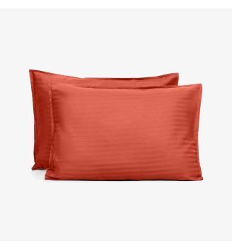 Set fete de perna SEVILLA LUX ROSU 50/70 cm 100% bumbac satinat  