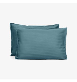  Set fete de perna SEVILLA LUX ALBASTRU 50/70 cm 100% bumbac satinat  