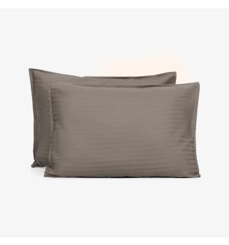  Set fete de perna SEVILLA LUX GRI INCHIS 50/70 cm 100% bumbac satinat  