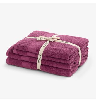 Set de prosoape de baie VIOLET, 4 piese
