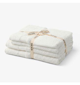 Set de prosoape de baie ALBE, 4 piese