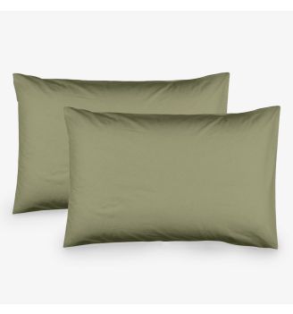 Set fete de perna uni VERDE NOU 100% bumbac ranforce 50/70 cm 