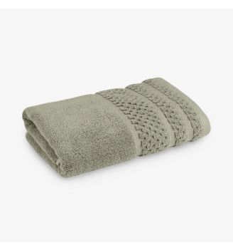 Prosop de baie BAMBOO verde prafuit 50/80 cm 50% bambus 50% bumbac