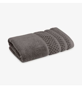 Prosop de baie BAMBOO gri-maroniu 50/80 cm 50% bambus 50% bumbac