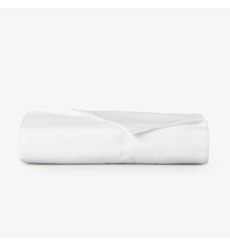 Cearsaf de pat normal SATEEN ALB 150/260 cm 100% bumbac satinat