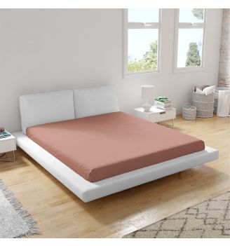 Cearsaf de pat PIERSICA 240/260 cm 100% bumbac ranforce