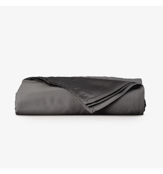 Cearsaf de pat normal SATEEN SMOKY 240/260 cm 100% bumbac satinat