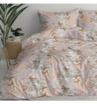 Lenjeria de pat FLORANCE 100% Bumbac Ranforce 2 piese