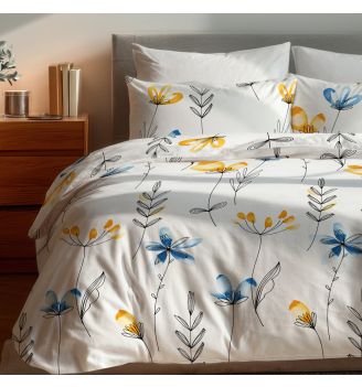 Lenjerie de pat MARIT, 100% bumbac Ranforce, 3 piese