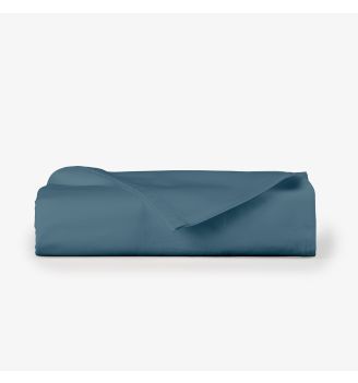 Cearșaf de pat NUANCES ALBASTRU 100% bumbac ranforce 150/275 cm  