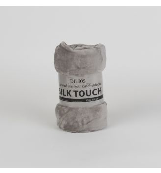 Pătură polară Silk Touch GRI, 130/170 cm