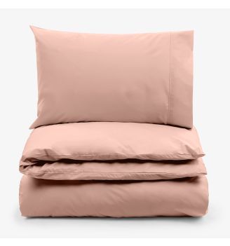 Lenjerie de pat fara cearsaf de pat PIERSICA PERCALE 2 piese