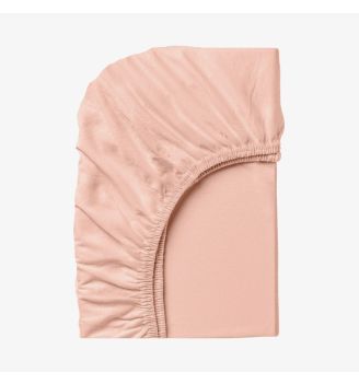 Cearșaf cu elastic 180/200/25 PIERSICA Jersey de Bumbac