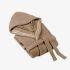 Halat de baie VENETIA TAUPE S/M 100% bumbac