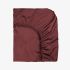 Cearsaf de pat cu elastic SATEEN GINGER 100/200/25 cm 100% bumbac satinat