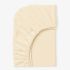 Cearsaf de pat cu elastic ECRU NOU  90/200/25 cm 100% bumbac ranforce 