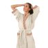 Halat de baie FOLKLORE ECRU L/XL 100% micro bumbac