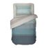 Lenjeria de pat NEPTUN TURQUOISE 100% bumbac ranforce 3 piese