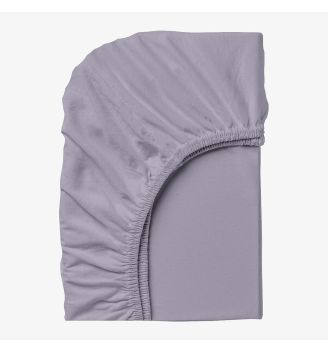 Cearșaf cu elastic MOV, 100% bumbac ranforce, 120/200/25cm
