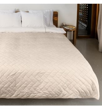 Cuvertura VELVET ECRU 240/260 cm 