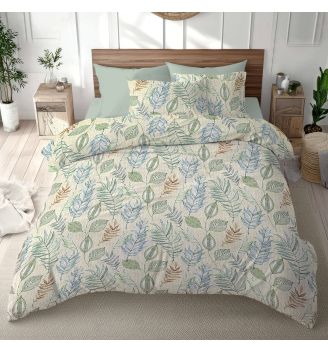 Lenjerie de pat MOZAIK 100% bumbac ranforce 5 piese 