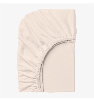 Cearșaf cu elastic BEJ, 100% bumbac ranforce, 160/200/25 cm