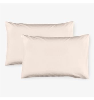 Set de fețe de pernă BEJ, 100% bumbac ranforce, 50/70 cm