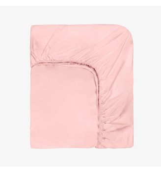 Cearșaf cu elastic ROZ, 100% bumbac ranforce, 180/200/30 cm