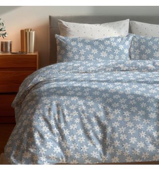 Lenjerie de pat DAISY, 100% bumbac ranforce, 3 piese
