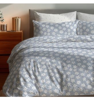 Lenjerie de pat DAISY, 100% bumbac ranforce, 3 piese