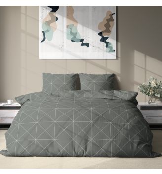 Lenjerie de pat ARTHUR 100% bumbac ranforce 4 piese 