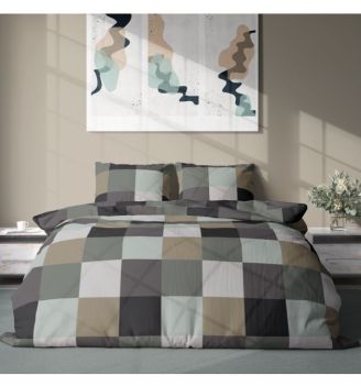 Lenjerie de pat DION 100% bumbac ranforce 4 piese 