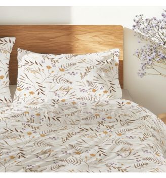 Lenjerie de pat EVELYN 100% bumbac ranforce 2 piese 
