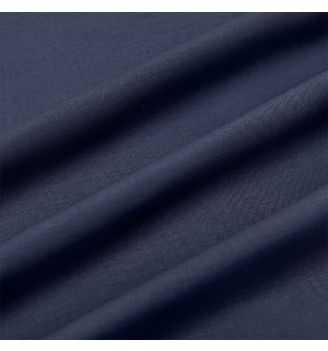 Cearșaf cu elastic ALBASTRU DENIM, 100% bumbac ranforce, 120/200/30 cm