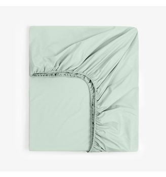 Cearsaf de pat cu elastic MENTA PERCALE 100/200/30 cm 