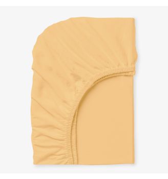 Cearsaf de pat cu elastic OCRU 140/200/25 cm 100% bumbac ranforce 