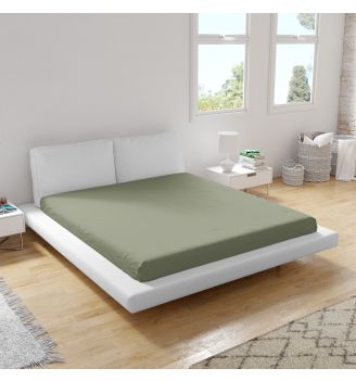 Cearsaf de pat VERDE 150/260 cm 100% bumbac ranforce