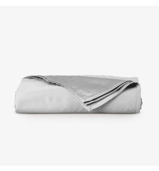 Cearsaf de pat normal SATEEN SILVERY 150/260 cm 100% bumbac satinat