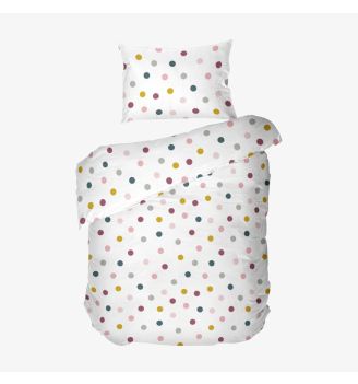 Lenjerie de pat pentru copii JOY fara cearsaf de pat 100% bumbac ranforce 2 piese