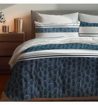 Lenjerie de pat KEITA 100% bumbac ranforce 2 piese