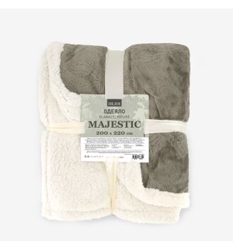 Patura pufoasa cu design luxos MAJESTIC VERDE 200/220 cm