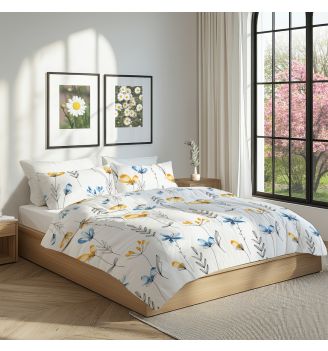 Lenjerie de pat MARIT, 100% bumbac Ranforce, 5 piese