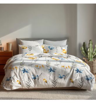 Lenjerie de pat MARIT, 100% bumbac Ranforce, 4 piese