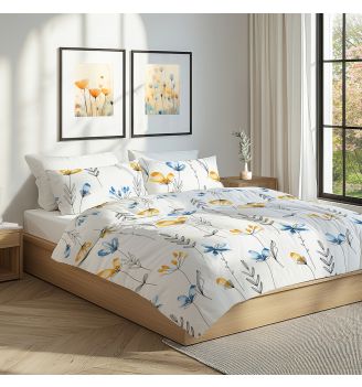 Lenjerie de pat MARIT, 100% bumbac Ranforce, 5 piese